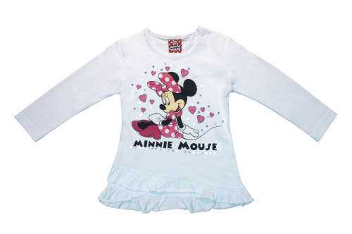 Disney Hosszú ujjú póló - Minnie Mouse #fehér - 110-es méret 31020193