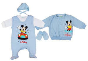 Disney 5 részes Szett - Mickey Mouse #kék - 62-es méret 31020349 Ruha együttesek, szettek gyerekeknek - Mickey egér
