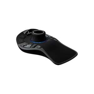 3Dconnexion SpaceMouse Pro 3D mouse, black, angled view - Mouse