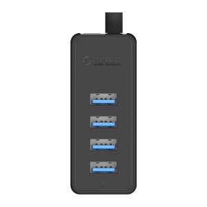 Orico ORICO-W5P-U3-030-BK-BP 4 Portos USB3.0 Hub fekete