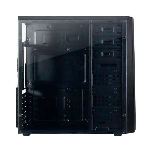 Inter-Tech B-42 RGB Tower Black Computer Case, back view