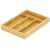 Springos bamboo cutlery holder, angled view