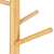 Springos coat rack, bamboo coat stand with granite base, 8 hooks, close-up of hooks