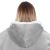 Springos Oversized Blanket Warm-up Top #grey 53629090