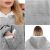 Springos Oversized Blanket Warm-up Top #grey 53629090
