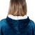 Springos Oversized Blanket Warm-up Top #blue-white 126769910
