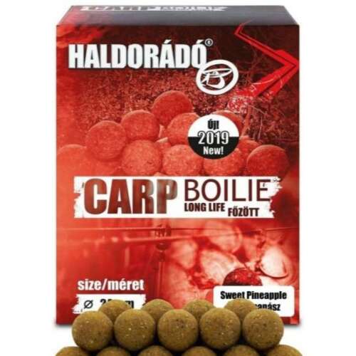 Haldorádó Carp Boilie Édes Ananász 800g 24mm Long Life Főzött Csalizás