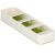 Springos green and white 5-compartment cutlery organizer