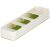 Springos green and white 5-compartment cutlery organizer