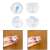 Springos clear silicone corner protector for furniture with 3M double-sided adhesive tape