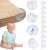 Springos clear silicone corner protector for furniture with 3M double-sided adhesive tape