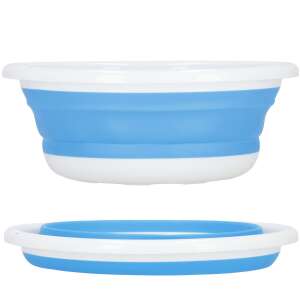 Springos Faltbarer Eimer 3l #blau-weiß