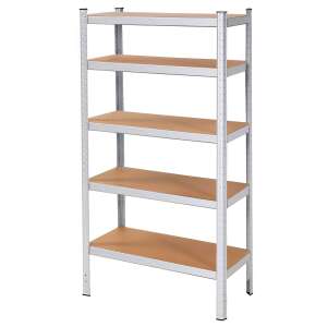 Springos fém Ipari Polc MDF lapokkal 180x90x30cm  - 875kg teherbírás