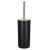 Springos Black Toilet Brush and Holder