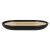 Springos Black and Bamboo Soap Dish