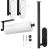 Springos Paper towel holder #black 53640444