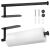 Springos Paper towel holder #black 53640444