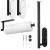 Springos Paper towel holder #black 53640444
