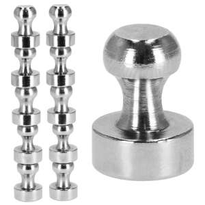 Springos Neodym-Magnete, Set mit 3 starken Magneten mit rundem Kopf, perfekt zum Befestigen von Notizen, Fotos und anderen Gegenständen auf einer magnetischen Oberfläche - Handwerkzeuge