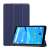 Sötétkék Lenovo Tab M7 (TB-7305F) táblagép tok, állványos, bőr hatású, trifold