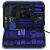 Springos 46-piece trim removal tool kit in black and blue case, car upholstery tools