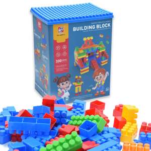 330 darabos építőkocka készlet - kék / 3+ 53645962 Műanyag építőjáték