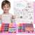 Springos 258-piece art set in pink carrying case with smiling child