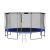 Complete Springos Trampoline with Blue Spring Cover and Safety Net