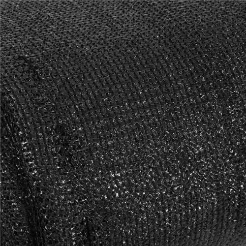 Springos Shading net, 140g/m, 90%, 1,5x10m, 50pcs with binder - Black