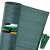 Springos 1.5x25m green shade net roll with zip ties