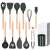 Springos kitchen utensil set 11 pieces with storage container