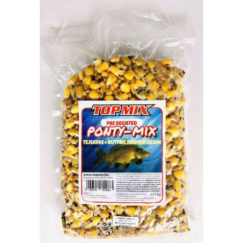 Top Mix Előemésztett Ponty-Mix ponty horgászathoz, 1kg-os csomag