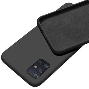 Black silicone case for Xiaomi Redmi Note 10 5G, Cellect Premium - Xiaomi Phone Case