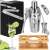 Set Cocktail Shaker Kit pre barmanov 550ml, KI22, bambusová podpera, 9 kusov 53654838
