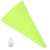 Green silicone piping bag with coupler