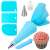 Springos 7 piece pastry decorating set with spatulas, piping bags and tips, used to decorate cupcakes