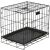 Sklopivi kavez za kućne ljubimce Springos 60x50x42cm, crni metalni kavez
