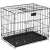 Sklopivi kavez za kućne ljubimce Springos 60x50x42cm, crni metalni kavez