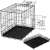 Springos foldable pet cage with removable tray
