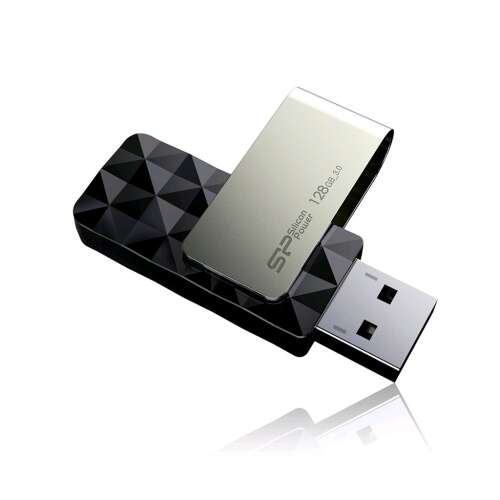 Silicon Power Blaze B30 128GB USB 3.0 Flash Drive, black