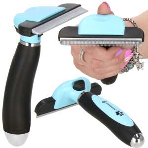 Springos dog grooming brush, collage of different angles - Pet Care