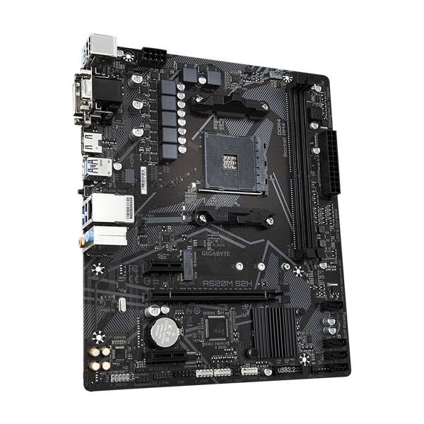 Gigabyte Alaplap AM4 A520M S2H AMD A520, mATX