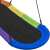 Close-up of Pepita Rainbow Oval Nest Swing, durable construction
