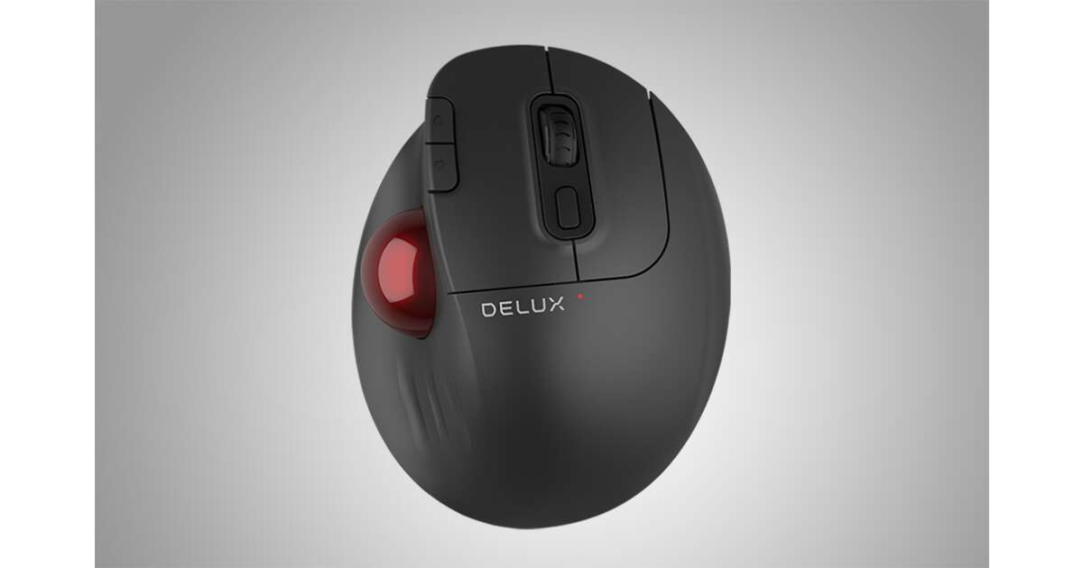 Delux Draadloze Ergonomische Muis M618XSD BT 2.4G RGB