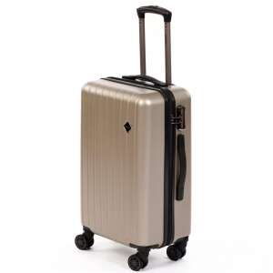 Valiză Dollcini Világjáró 19 inch aurie cu roți și mâner retractabil - Valize