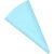 Springos blue silicone piping bag for cake decorating.