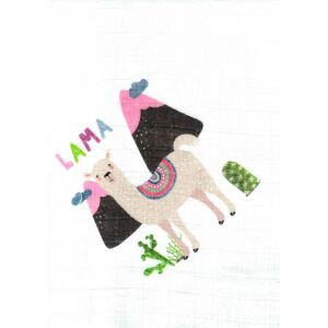 Babapelenka - Lámás Textilpelenka - 70x70cm 113755152 - Textil pelenka