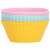 Springos silicone muffin cups, set of 12, pink, blue, yellow, mint