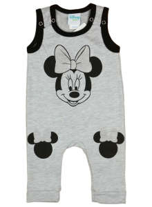 Disney ujjatlan Rugdalózó - Minnie Mouse #szürke - 56-os méret 31060284 Rugdalózók, napozók - Lány