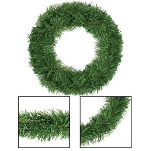 Springos 400cm green garland, Christmas wreath and garland, decorative garland for Christmas